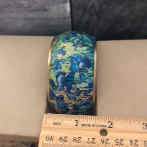 VINTAGE VAN GOGH INSPIRED IRIS BANGLE - Picture 14 of 14